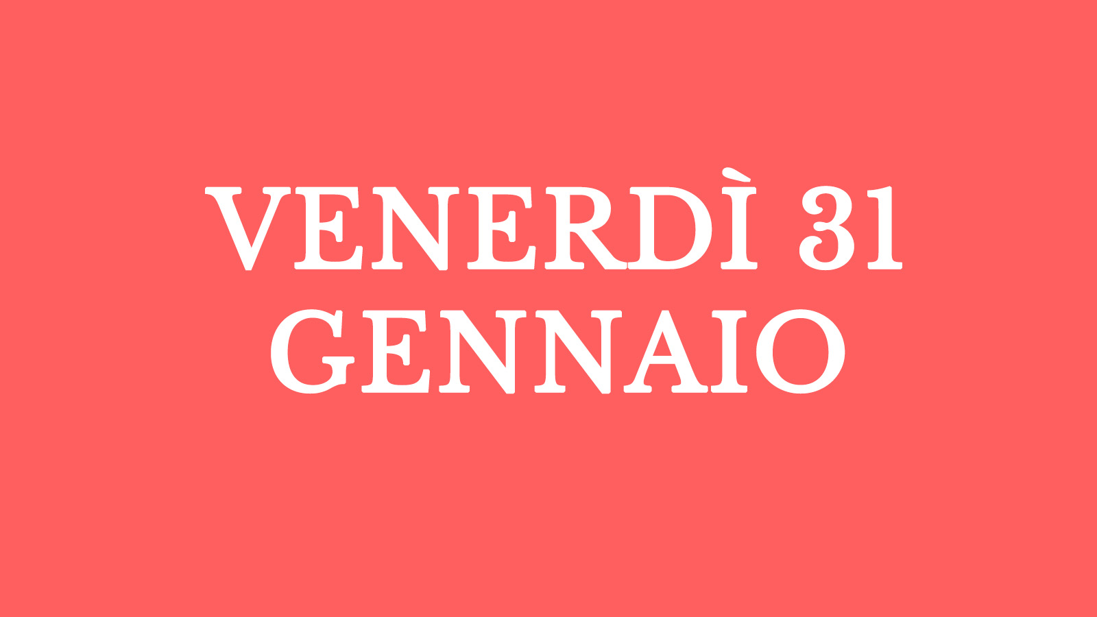 Venerdì 31 Gennaio – Liturgia e Catechesi