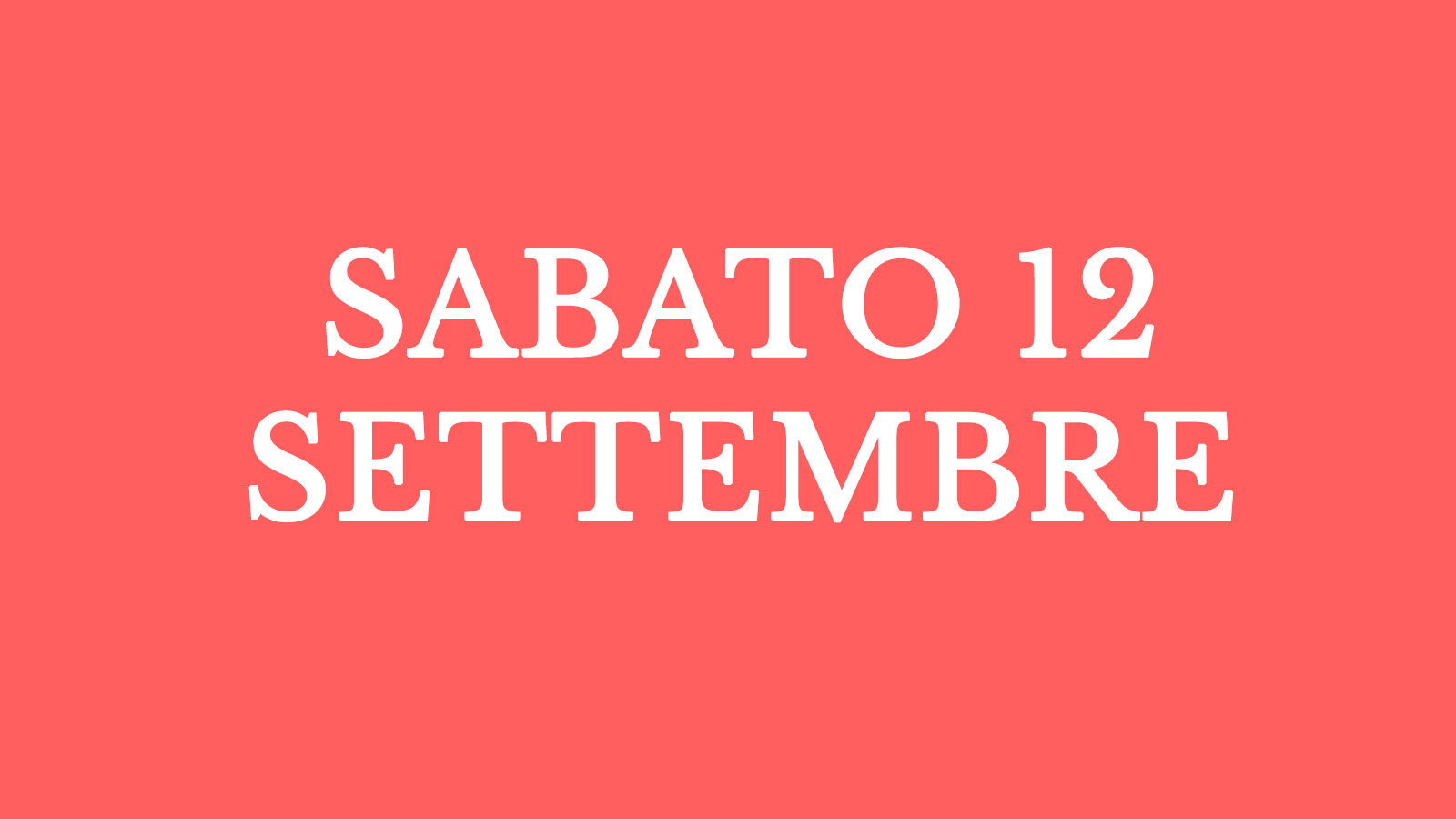 Sabato 12 settembre – Liturgia e Catechesi